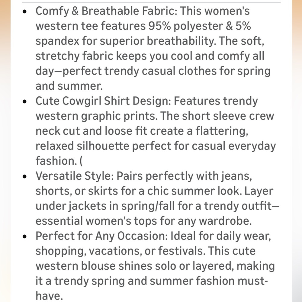 Western Cowgirl Short Sleeve Tee - Picture 6 of 7